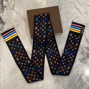 Louis Vuitton Takashi Murakami Bandeau Scarf RARE